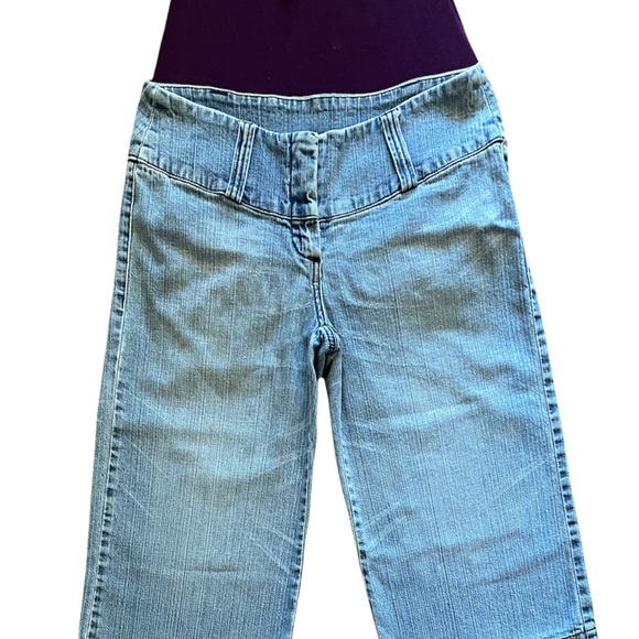 Blue Asphalt Hipster -Low Rise Capri Jeans , Womens Denim Capri Low Rise Jeans - Picture 13 of 15